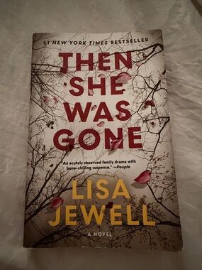 Then She Was Gone by Lisa Jewell - White, Red & Yellow Paperback